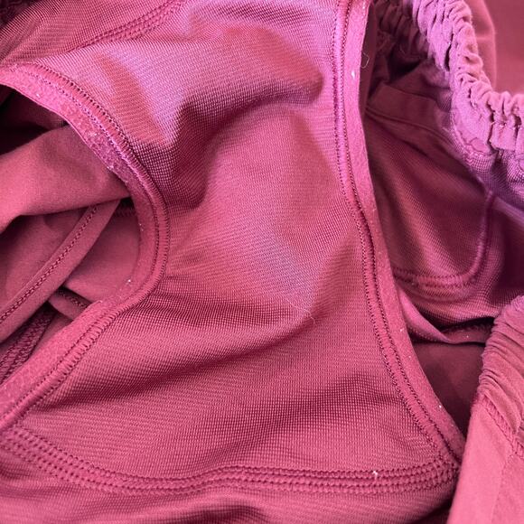 Lululemon Hotty Hot Shorts Women's Size 6 Tall Chianti Pink Lined Running Active - Picture 8 of 10